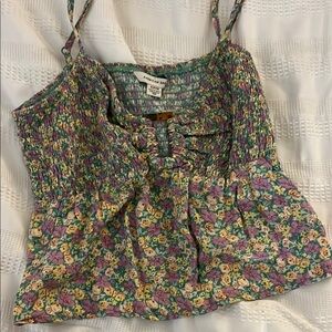 American Eagle Multicolor Floral Women's Top